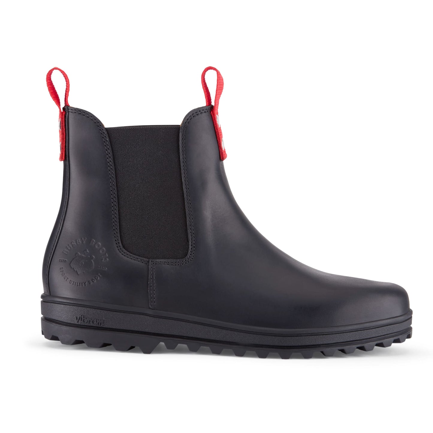 Men's Outdoor Chelsea Boot, Black Leather